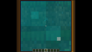 Obstructed Glowing Pickaxe