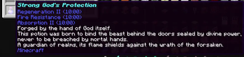 strong/weak potion