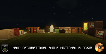 Many Decorational and Functional Blocks