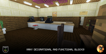 Many Decorational And Functional Blocks