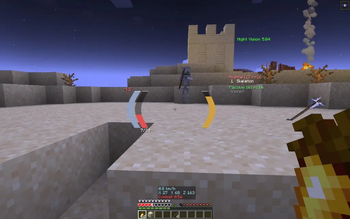 Center HUD in combat