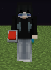 TNT minecart in hands