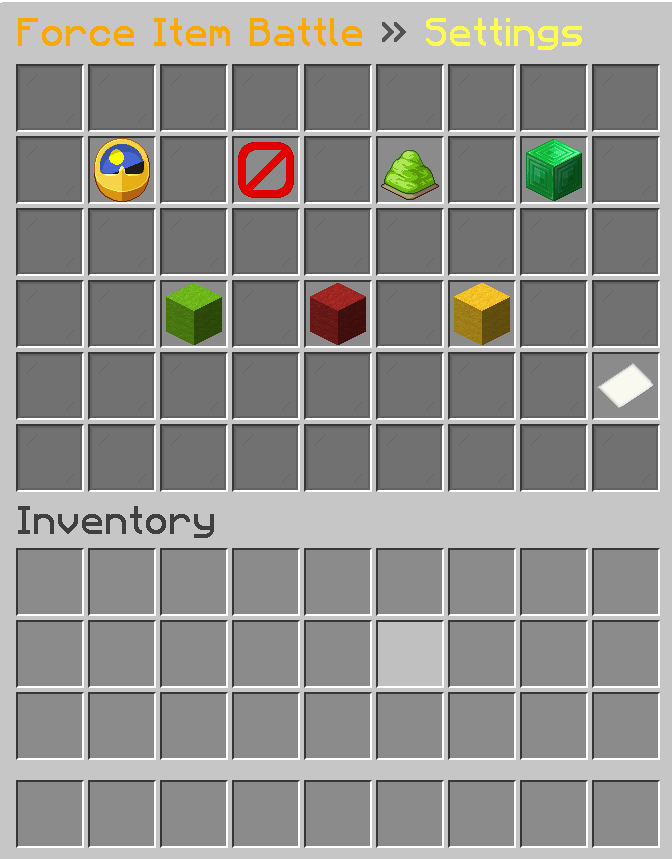 Settings HUD