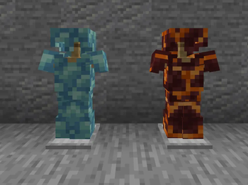 Prismarine and Magma Armor