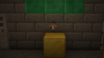 Totem on the Gold Block