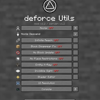 v1.2 mod menu update