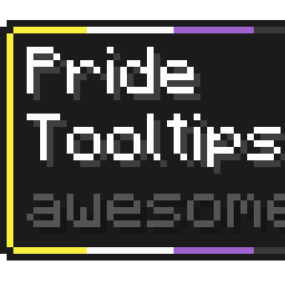 Non-binary Pride Flag Tooltip (Frame-only 4-Color)