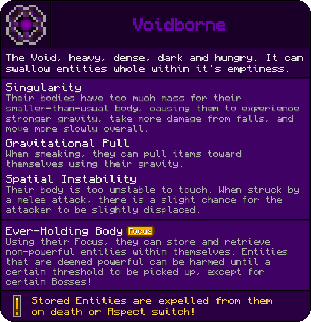 Aspect: Voidborne