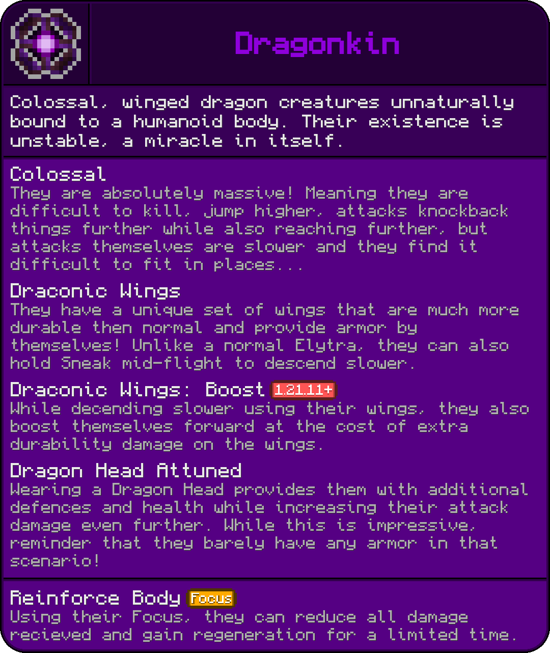 Aspect: Dragonkin