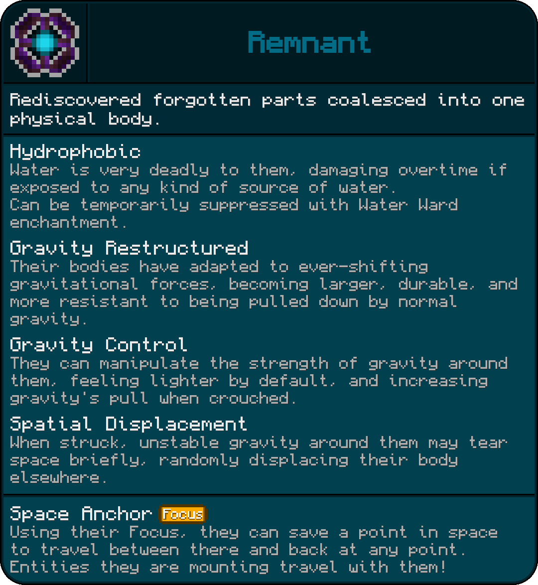 Aspect: Remnant
