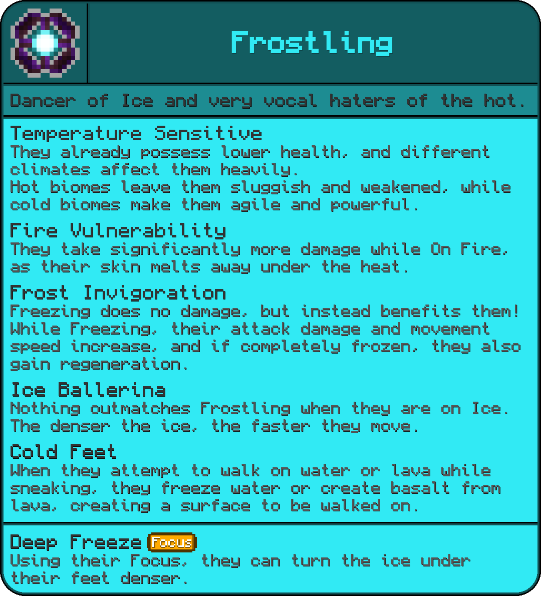 Aspect: Frostling