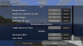 Keybind Settings