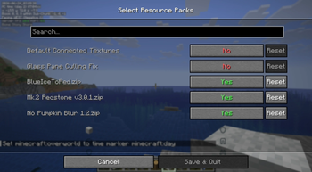 Config Screen