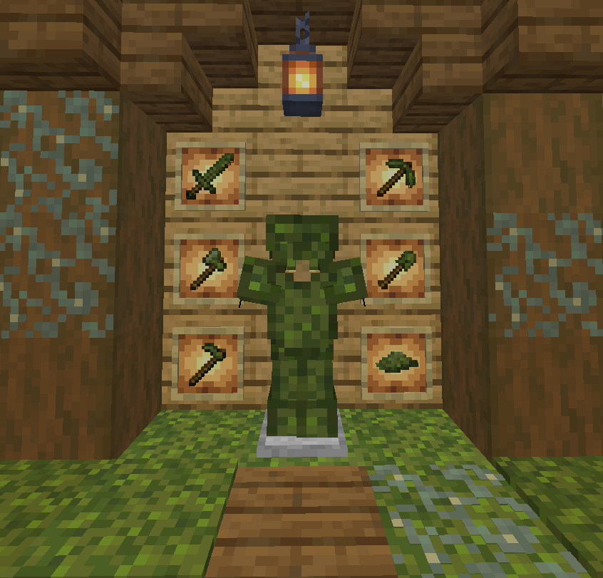 Mossy equipment