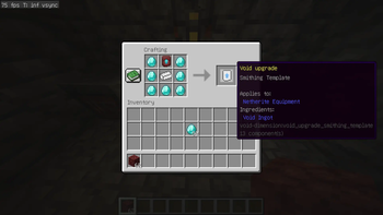 Void upgrade recipe