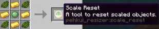 Scale Reset Item Recipe