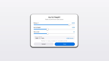 Increased World Height screenshot