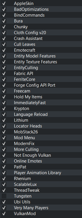 Rocsu's Vulkanised Performance (RVP) — screenshot 5