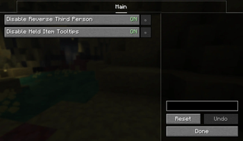 Config Screen