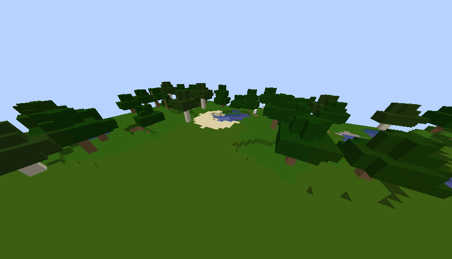 Overworld with this resource pack. №1