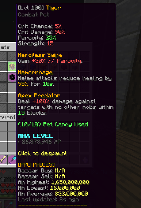 ADVANCED TOOLTIP