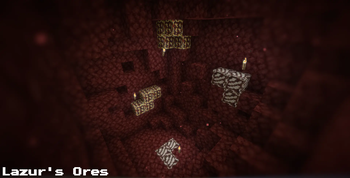 Display of the Appearance and Look of Nether Ores