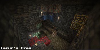 Display of the Appearance and Look of Deepslate Ores