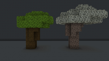 Dark Oak, Pale Oak