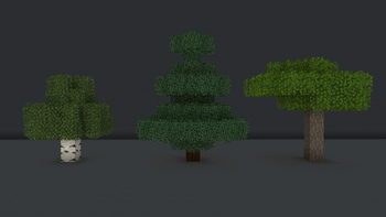 Birch, Spruce, Acacia