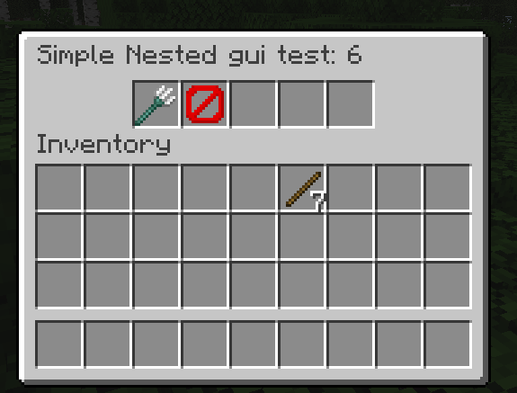 Nested GUI
