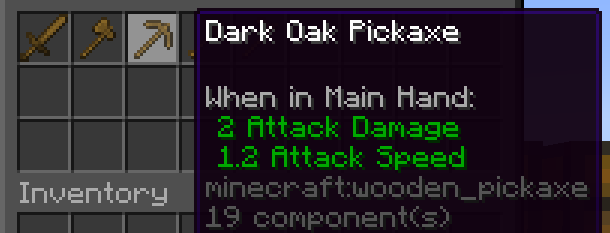Dark Oak Pickaxe