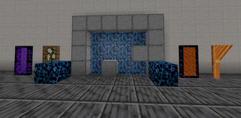 Example Doors including a force field