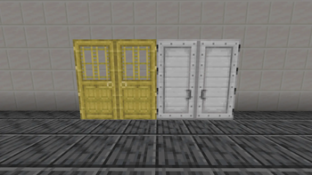 Large 3x3 swing opening doors