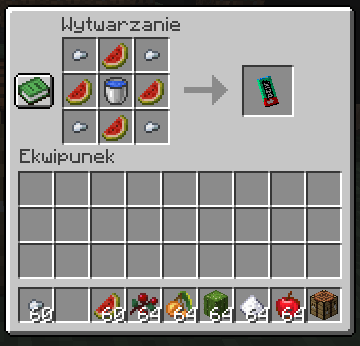 Crafting dla arbuzowego dzika