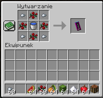 Crafting dla winogronowego dzika