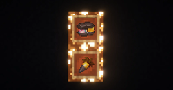 Netherite Sandwich & Netherite Dipped Golden Carrot