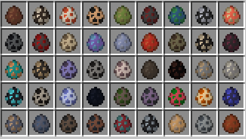 Alex Mobs Spawn Eggs 