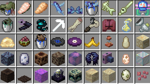 Alex Mobs Items 