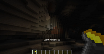 In a cave :D