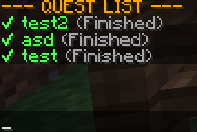 listing quests