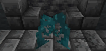 The Same Sculk Tendrils, but without their bubble