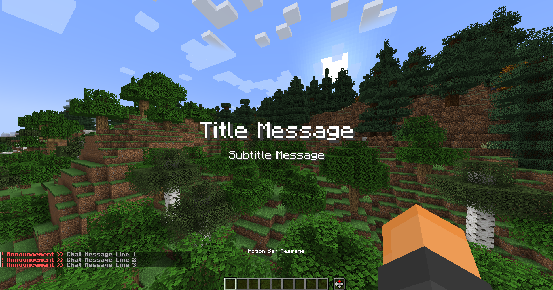 SkiesAnnouncements Minecraft Mod