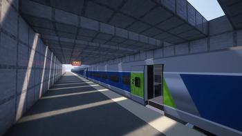 TGV(lacroix livery) leaving the station