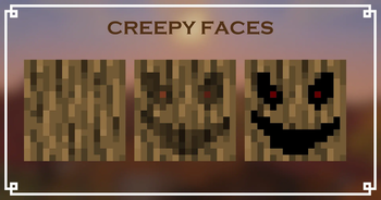 Secret faces on blocks