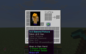 Get yourself a 3x3 diamond drill!