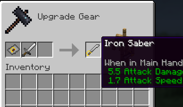 Forging a Saber