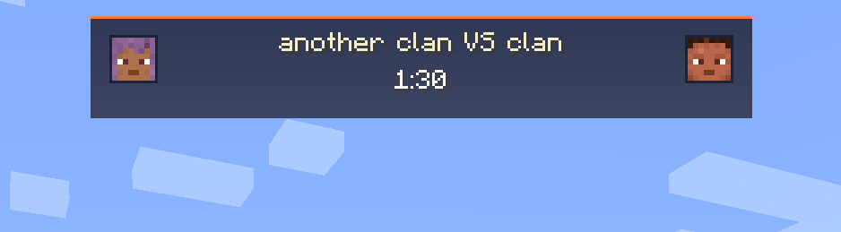 Clan war panel
