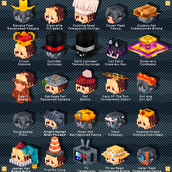 Names of hats