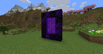 Nether Portal with Crying Obsidian