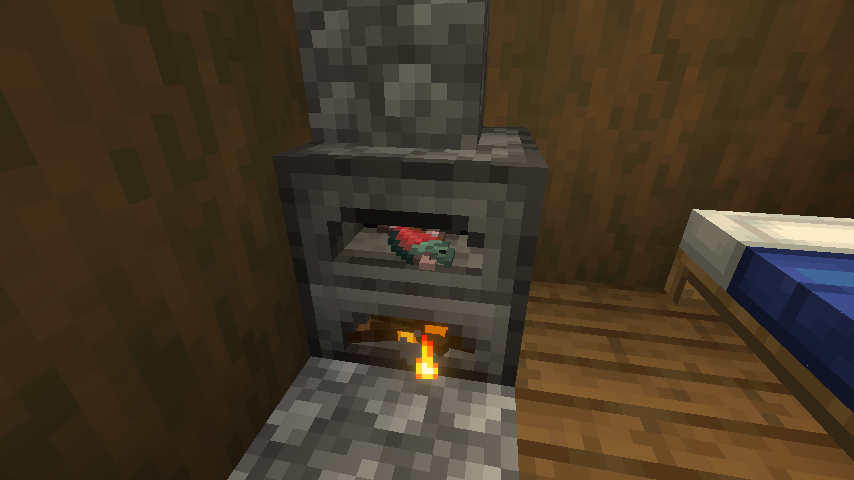 Furnace rendering with items inside
